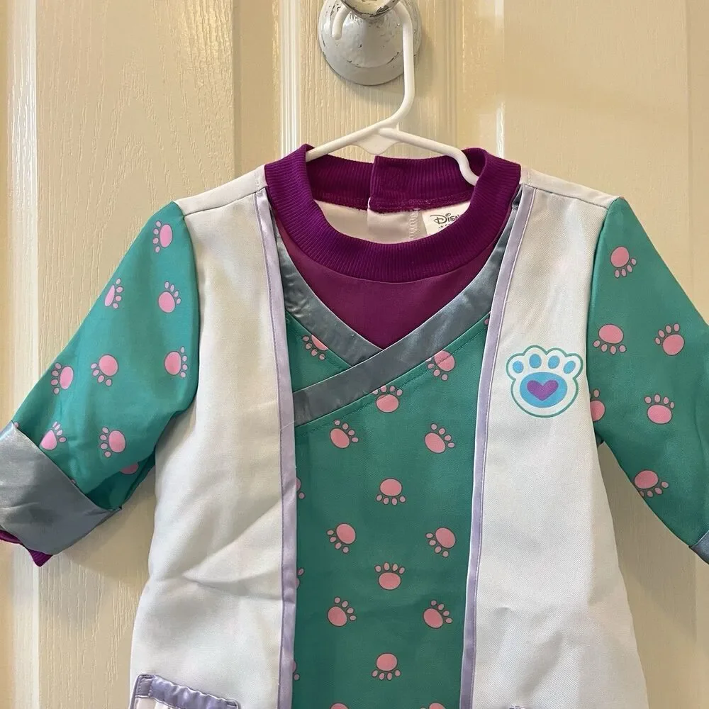 Disney Store Doc McStuffins Pet Vet Costume Tunic Top Size 3